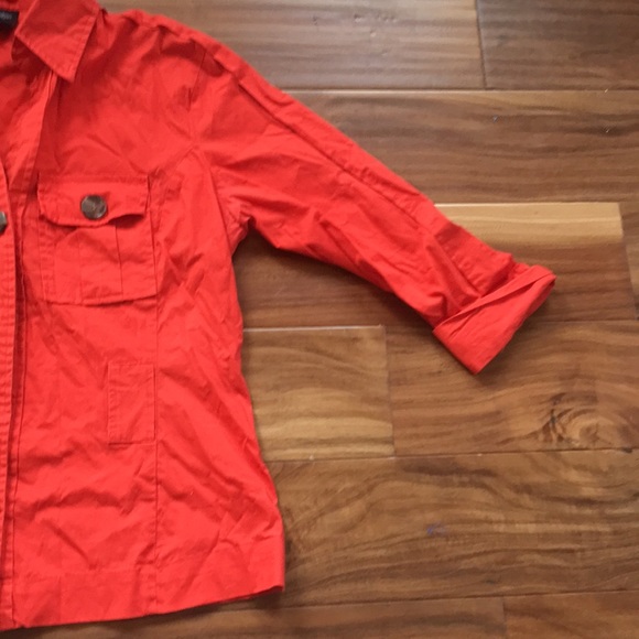 23rd ST. ORANGE BUTTON DOWN SZ L - Picture 4 of 8